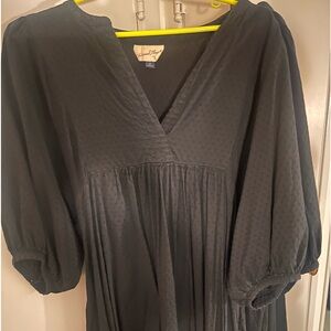 Black Boho Maxi Dress